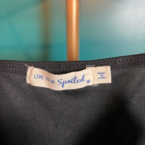 Spoiled Black Ruched Bodycon Mini Dress - Picture 4 of 4